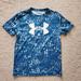 Under Armour Shirts & Tops | Boys Youth Under Armour Soccer Shirt Heatgear | Color: Black/Blue | Size: Lb