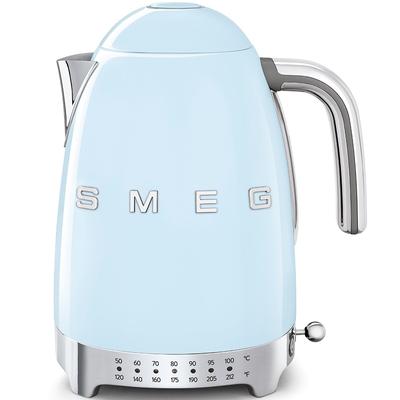 Smeg 50's Retro Style Aesthetic Variable Temperature Kettle Pastel Blue - N/A