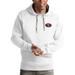 Men's Antigua White San Francisco 49ers Logo Victory Pullover Hoodie