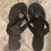 Tory Burch Shoes | Authentic Tory Burch Size 8 Thong Sandal | Color: Black | Size: 8