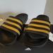 Adidas Shoes | Adidas Adilette Aqua Slides. New. Mens Size: 11 | Color: Black/Gold | Size: 11