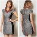 Anthropologie Dresses | Anthro Tweed Sheath Slimming Dress Size 6 | Color: Black/White | Size: 6