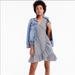 J. Crew Dresses | J.Crew Faux Wrap Gingham Cotton Poplin Minidress | Color: Blue/White | Size: 00