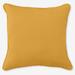 16" Sq. Toss Pillow by BrylaneHome in Lemon Outdoor Patio Accent Pillow Cushion