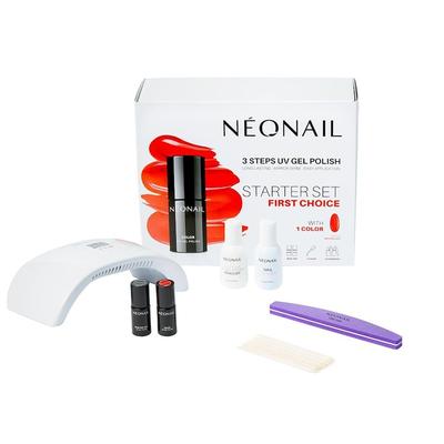 NEONAIL Starter Set First Choice Make-up Dunkelrot