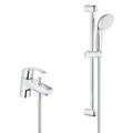 Pack eurosmart new Mitigeur monocommande Bain / Douche + Ensemble de douche complet 2 jets Tempesta