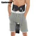 Ceinture d'haltérophilie avec chaîne équipement de gymnastique musculation traction Crossfit