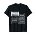 ADSR Modular Life Wellenform Synth Nerd Synthesizer T-Shirt