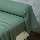 Drap-housse 160x200x28 vert céladon en coton