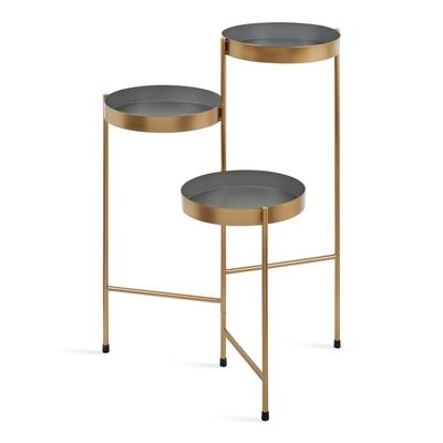 Kate and Laurel Finn Metal 3-tier Modern Plant Stand - 16x21x30