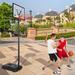 Basketball Hoop, Portable Basketball Goals, Adjustable Height 7ft-10ft