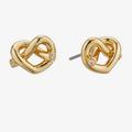 Kate Spade Jewelry | Kate Spade Loves Me Knot Heart Stud Earrings In Gold | Color: Gold | Size: Os