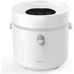 Mishcdea Small Rice Cooker, Personal Size Cooker For 1-2 People, Multi Food Steamer, 24 Hours Preset，portable Rice Cooker 3 Cups (uncooked), White
