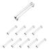 Dowell 5 Inch Center Finger Pull Multipack Set Of 10 Metal in Gray | 5.38 H x 1 W x 1 D in | Wayfair 3137 128 01-10