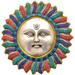 Exotic India Lord Surya Wall Hanging Metal in Gray/Yellow | 9 H x 10 W x 1.8 D in | Wayfair ZBM29