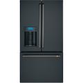 Café 36" French-Door 22.1 cu. ft. Smart Refrigerator w/ Hot Water Dispenser in Gray/Black | 70.5 H x 35.75 W x 31.25 D in | Wayfair