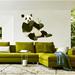 Indigo Safari Polygonal Panda Wall Decal Vinyl, Glass in Gray | 46 H x 46 W in | Wayfair 96E16645567C46E690F8ED0E9EF156E0