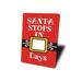 Lizton Sign Shop, Inc Santa Christmas Countdown Aluminum Sign Aluminum in Gray/Red | 14 H x 10 W x 0.04 D in | Wayfair JW0132-A1014