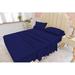 Eider & Ivory™ Rebekah 1800 Thread Count Rayon from Bamboo Sheet Set Rayon from Bamboo/Rayon in Blue/Navy | Queen | Wayfair