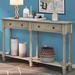 Darby Home Co Lakeland Console Table Wood in Gray | 34 H x 58 W x 11.1 D in | Wayfair 5203331CDFE2453CB6E73D0ACE695BB8