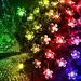 Arlmont & Co. 2 Pack Solar Flower Strings Lights, Solar Fairy Lights 23 Feet 50 Led Cherry Blossoms String Lights For Outdoor, Home, Lawn, Wedding | Wayfair