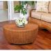 Bayou Breeze Swind 42" Dia. Round Coffee Table Rattan/Wicker in Brown | 18 H x 42 W x 42 D in | Wayfair CEA32B3AADB64E67BD8B2495C829C715