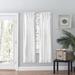 Rosalind Wheeler Kress Rod Pocket Curtain Pairs w/ Tiebacks, White Cotton Blend | 50" W x 63" L | Wayfair E441BA6A4BF44A71BC9753964B3D6F60