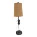 Orren Ellis 8" X 7" X 29" Bronze, Minimalist - Accent Table Lamp Metal in White | 29 H x 8 W x 7 D in | Wayfair 47A571E7A56344648D1E4E0606927007