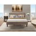 Red Barrel Studio® Cintia Upholstered Platform 2 Piece Bedroom Set Upholstered in Gray/Brown | 47 H x 81 W x 89 D in | Wayfair