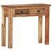 Loon Peak® Console Table 35.6"x11.8"x29.5" Solid Acacia Wood & Reclaimed Wood in Brown | 29.5 H x 35.6 W x 11.8 D in | Wayfair