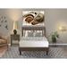 Red Barrel Studio® Cintia Upholstered Platform 2 Piece Bedroom Set Upholstered in Brown | 47 H x 59 W x 83.6 D in | Wayfair