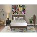 Red Barrel Studio® Uphostered Platform 2 Piece Bedroom Set Upholstered in Brown | 47 H x 59 W x 83.6 D in | Wayfair