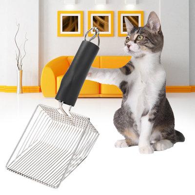 Tucker Murphy Pet™ Pet Cat Dog Metal Litter Scooper Metal, Size 13.4 H x 5.9 W x 2.2 D in | Wayfair B91111471B954E23A8B7802004FAF26B