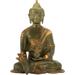 Bungalow Rose Tibetan Buddhist Deity Medicine Buddha Metal in Gray/Yellow | 7 H x 4.7 W x 15.7 D in | Wayfair 2EDC07A5B7074FD49F04890C474667EC