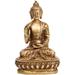 Bungalow Rose Lord Buddha In Abhaya Mudra Metal in Yellow | 5.5 H x 3.5 W x 2.5 D in | Wayfair 8DA5C3F42A7C41D291E699BC5CB1E214