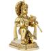 Bungalow Rose Lord Hanuman In Ashirwad Mudra Metal in Yellow | 11.2 H x 6 W x 3.5 D in | Wayfair 2046973A0A89458C992AE787799BB863