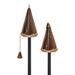 Legends International LLC Hawaiian Cone Tiki Torch Metal in Brown | 59 H x 8 W x 8 D in | Wayfair S-HW-P-SC-2pk