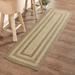 Brown/Gray 22 x 0.3 in Area Rug - Winston Porter Amadus Geometric Braided Wool/Jute Khaki/Grey Taupe/Crème Area Rug /Jute & Sisal | Wayfair