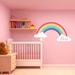 Trinx Rainbow Nursery Decal w/ Personalized Name - RB3 Vinyl in Pink | 15 H x 30 W in | Wayfair 764E5FFD8C1F44A0BF55A3553976910F