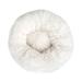 Tucker Murphy Pet™ Cecilla Plush Faux Fur Round Pet Bed Soft Shaggy Calming Mat For Pets Polyester in White | 4 H x 16 W x 16 D in | Wayfair