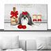 The Holiday Aisle® Christmas Holiday Shih Tzu (Horizontal) By Jodi - Graphic Art Plastic/Acrylic in Red/White | 18 H x 30 W x 1 D in | Wayfair