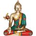 Bungalow Rose Tibetan Buddhist God The Medicine Buddha Metal in Yellow | 14 H x 11 W x 5.5 D in | Wayfair B8592B1AEC5E4388B6509D6B8E22CF8F