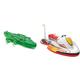 Intex Giant Gator Ride-On - Aufblasbarer Reittier - 203 x 114 cm & 57520NP - Wave Rider Ride-On, 117 x 77 cm