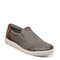 Nunn Bush Kore City Walk Canvas Moc Toe Slip-On - Mens 9 Grey Slip On Medium