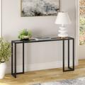 "Oscar 55"" Blackened Bronze Console Table - Hudson & Canal AT0981"