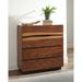 Coaster Furniture Winslow Smokey Walnut and Coffee Bean 4-drawer Chest