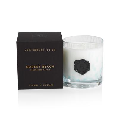 AG Opal Glass Candle Jar in Gift Box, Sunset Beach