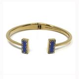 Kate Spade Jewelry | Kate Spade Raise The Bar Bracelet Cuff Blue | Color: Blue/Gold | Size: Os