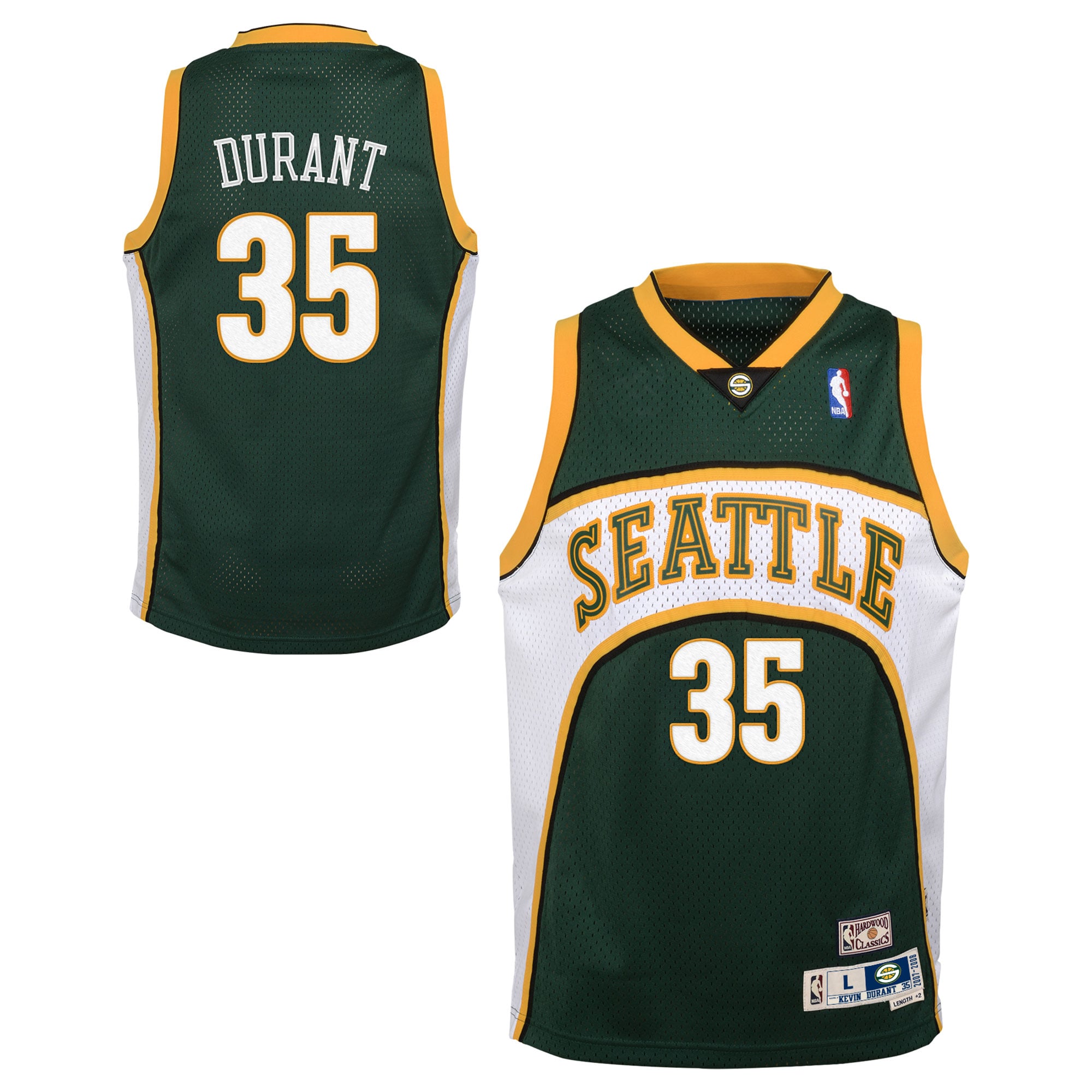 Maillot Swingman Hardwood Classics Road Kevin Durant Seattle Supersonics - Jeunes - unisexe Taille: S (8)