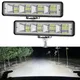 Barre LED 18W lampe de travail de voiture barre LED 4x4 24 Led barre de travail tout-terrain SUV ATV